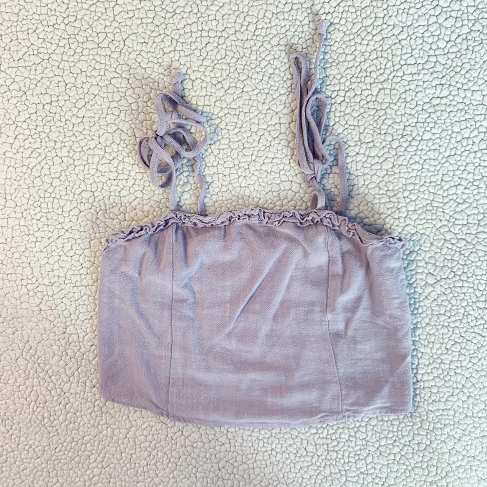 COPY - Ruffle Tie Top - Picture 2 of 4